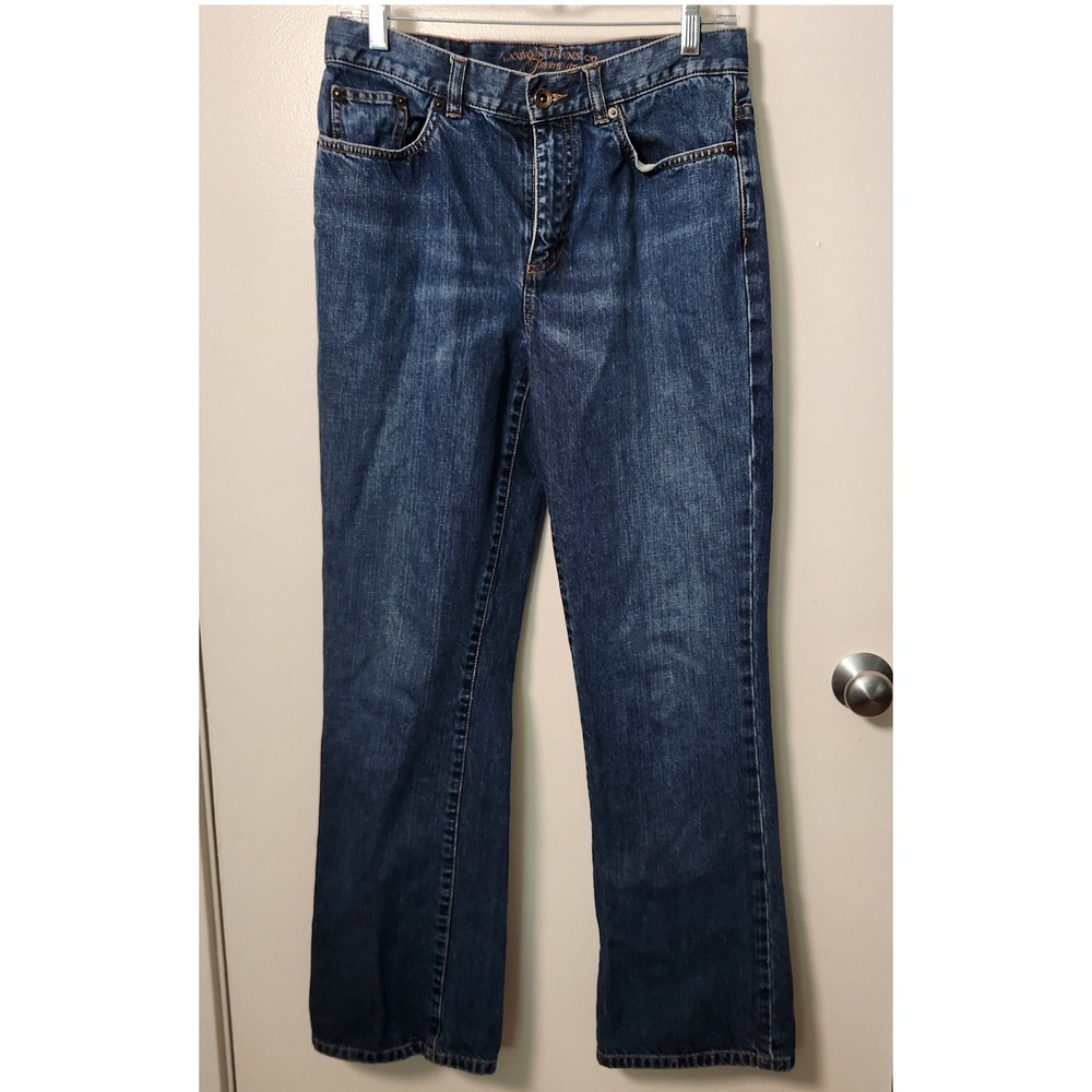 Lauren Ralphโ Lauren Women's Blue Denim 10" Rise Jeans Sz 6 100% Cotton Straight